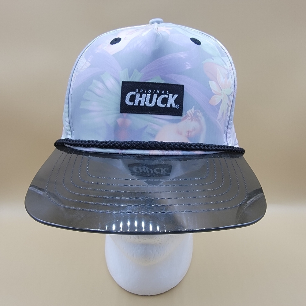 Original Chuck Tropical Floral Hat Transparent Bill Snapback Adjustable Unisex